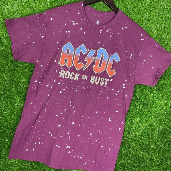AC/DC Rock or Bust Junk Food brand Rock T-shirt size Small - Picture 4 of 4